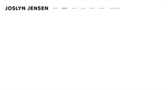 Desktop Screenshot of joslynjensen.com