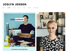 Tablet Screenshot of joslynjensen.com